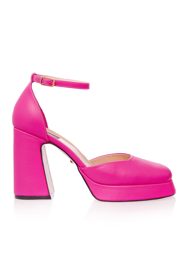 Pantofi de piele cu bareta pe glezna Barbie FEMEI 2023-09-21