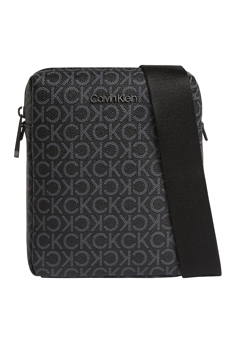 Geanta crossbody cu model monograma
