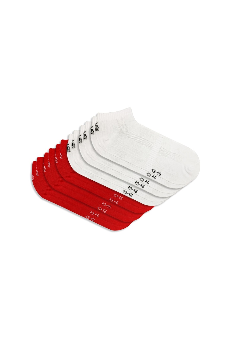 Set 6 perechi - Sosete Scurte din Bumbac Pieptanat - fara cusatura - respirabile si confortabile Set 6 perechi - Sosete Scurte din Bumbac Pieptanat - fara cusatura - respirabile si confortabile