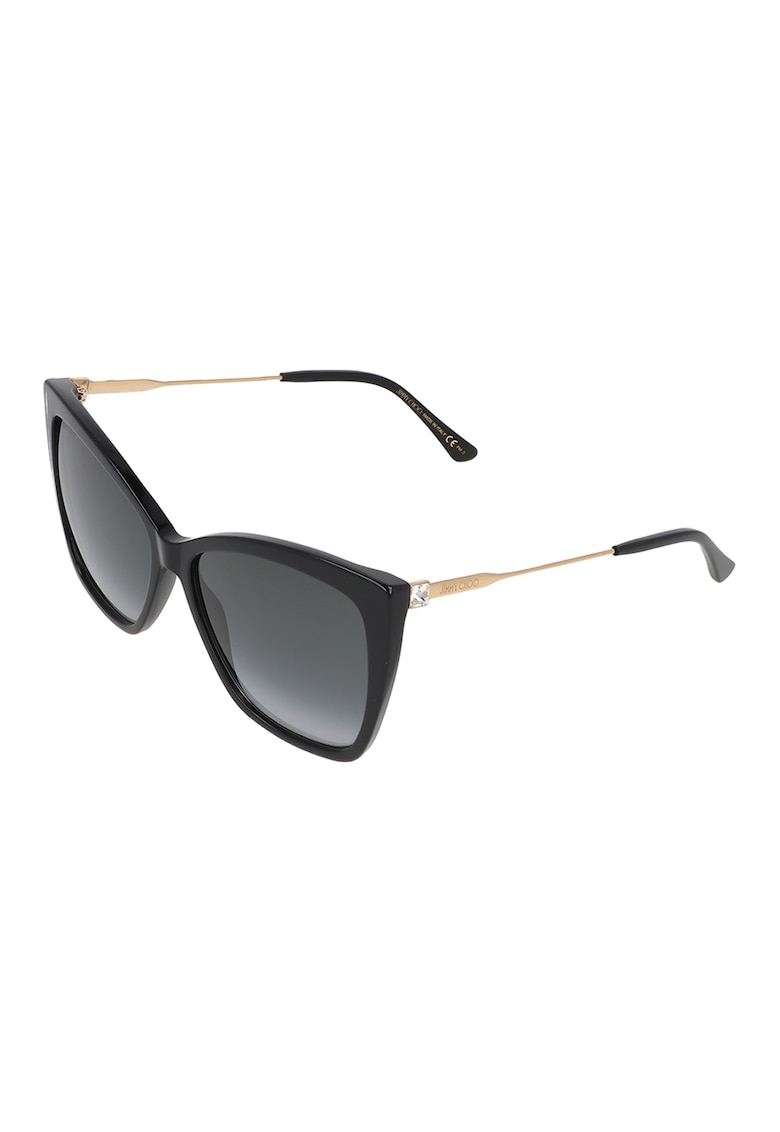 Ochelari de soare cat-eyes cu rama metalica Seba