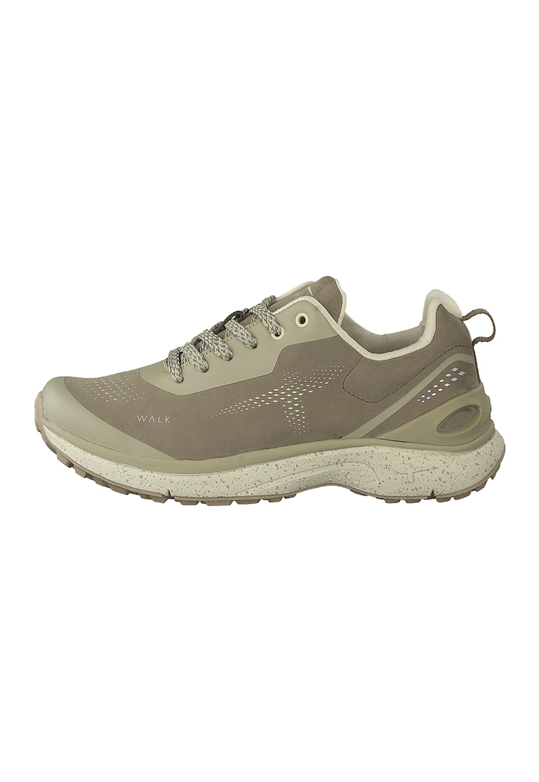 Pantofi sport low-cut de piele nabuc