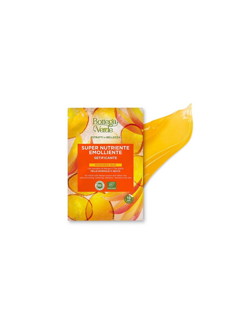 Masca hranitoare si pentru tenul uscat - cu extract de si - Estratti di Bellezza - 8 ML - Mango
