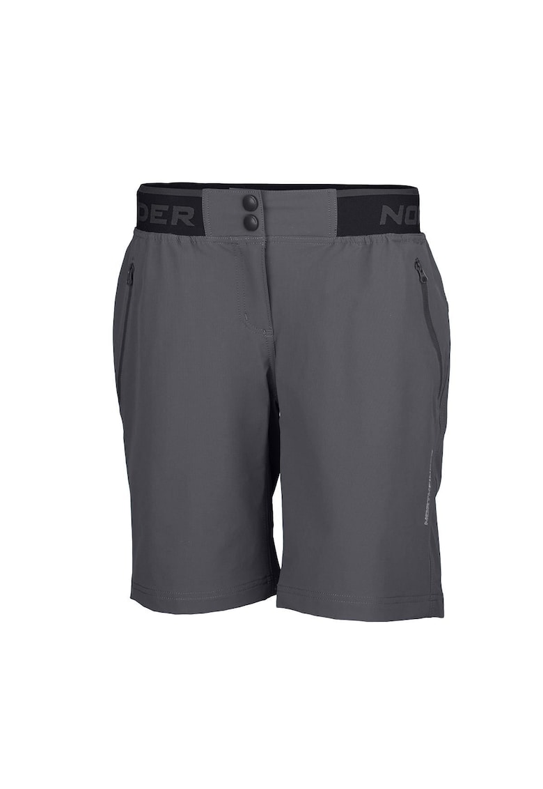 Pantaloni scurti elastici pentru femei Mikayla - Verde/Gri