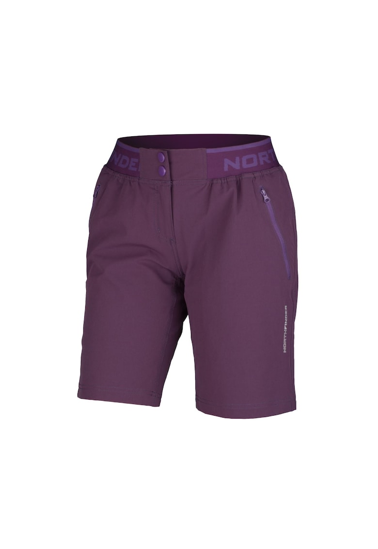 Pantaloni scurti elastici pentru femei Mikayla - Mov