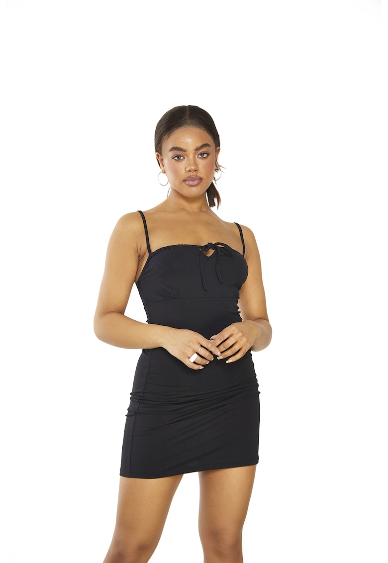 Rochie bodycon din jerseu cu bretele inguste