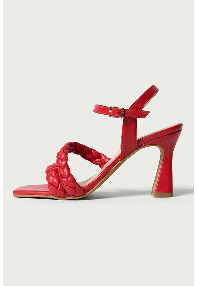 Sandale de piele cu barete impletite Ayana Sandale de piele cu barete impletite Ayana