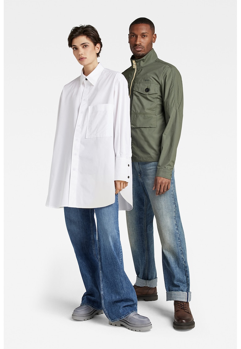 G-Star RAW Памучно яке с джобове с капаче за Мъже G-Star RAW Памучно яке с джобове с капаче за Мъже