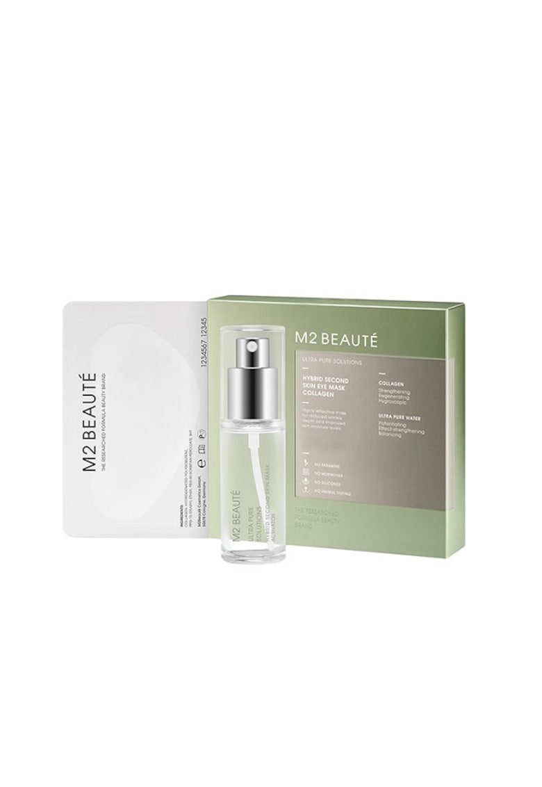 Set tratament M2 Beaute Ultra Pure Solutions Hybrid - Spray pentru ten 30ml + Masca pentru ochi 7x2buc