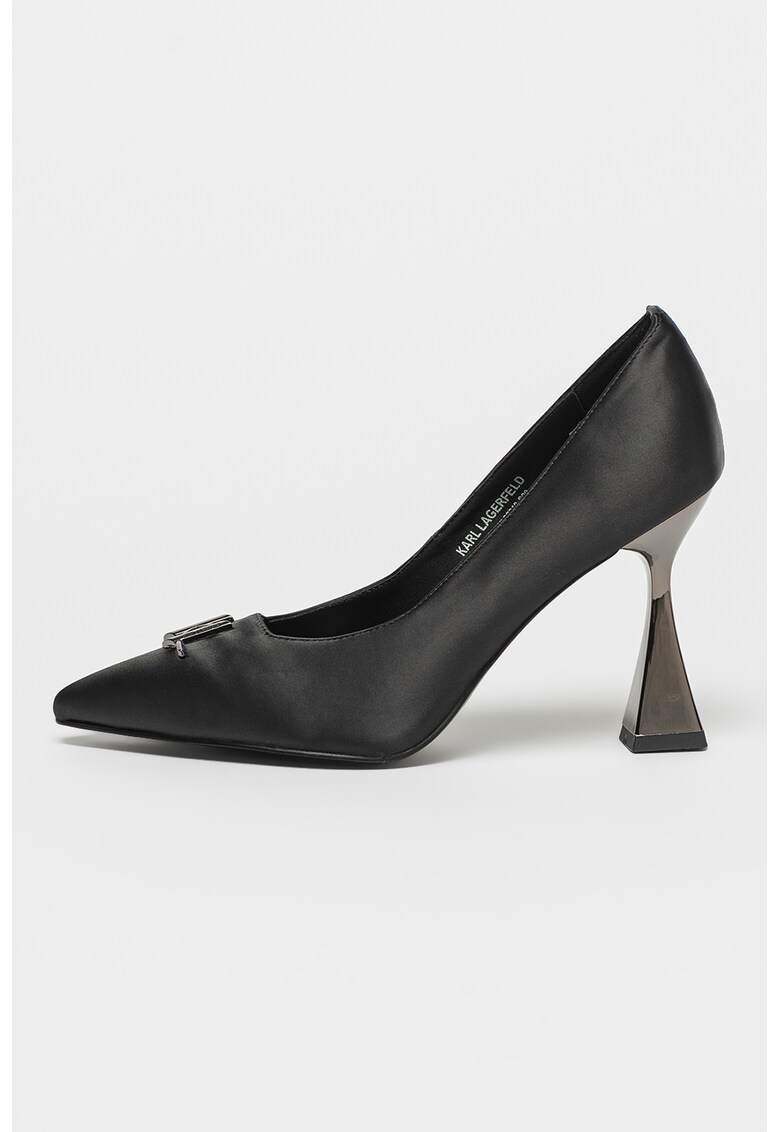 Pantofi de satin cu varf ascutit Debut
