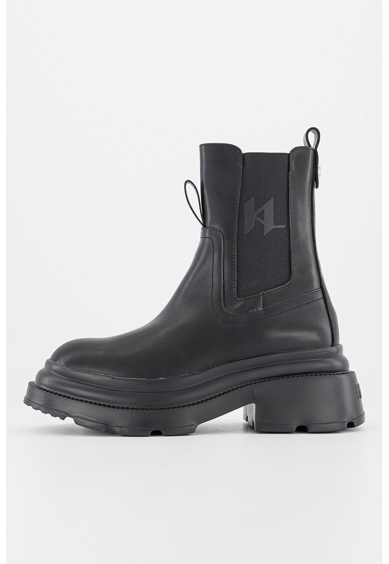 Ghete Chelsea de piele