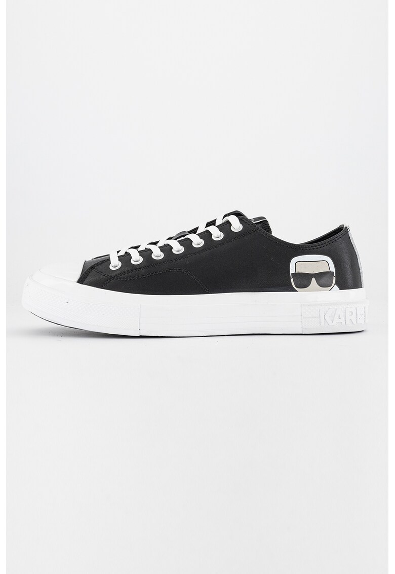 Tenisi de piele cu logo