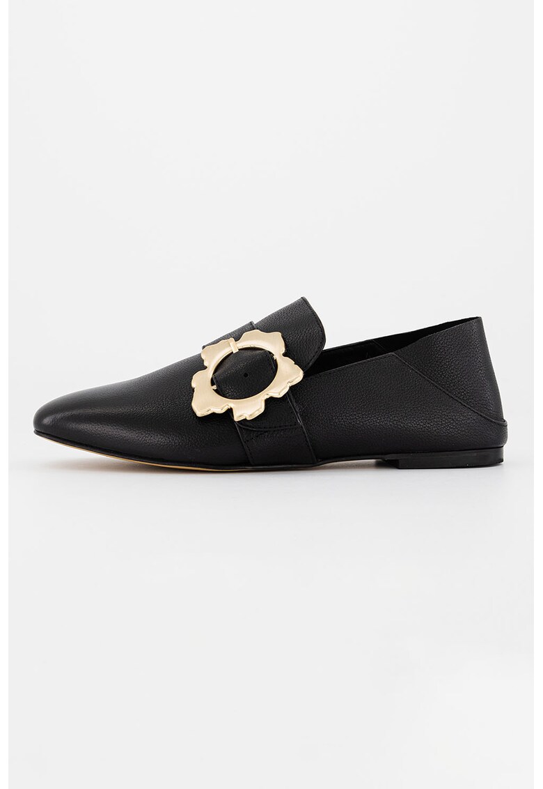 Pantofi loafer de piele cu catarama metalica Aybilin Aybilin