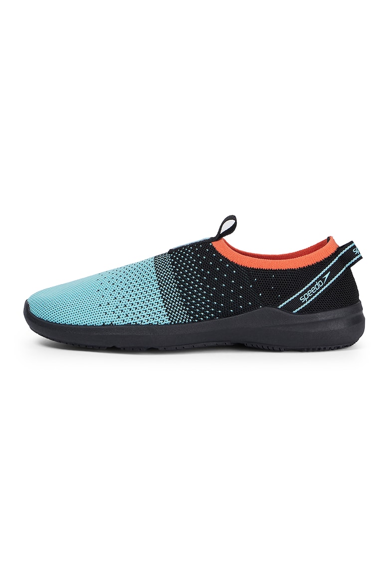 Pantofi sport slip-on tricotat cu logo surfing