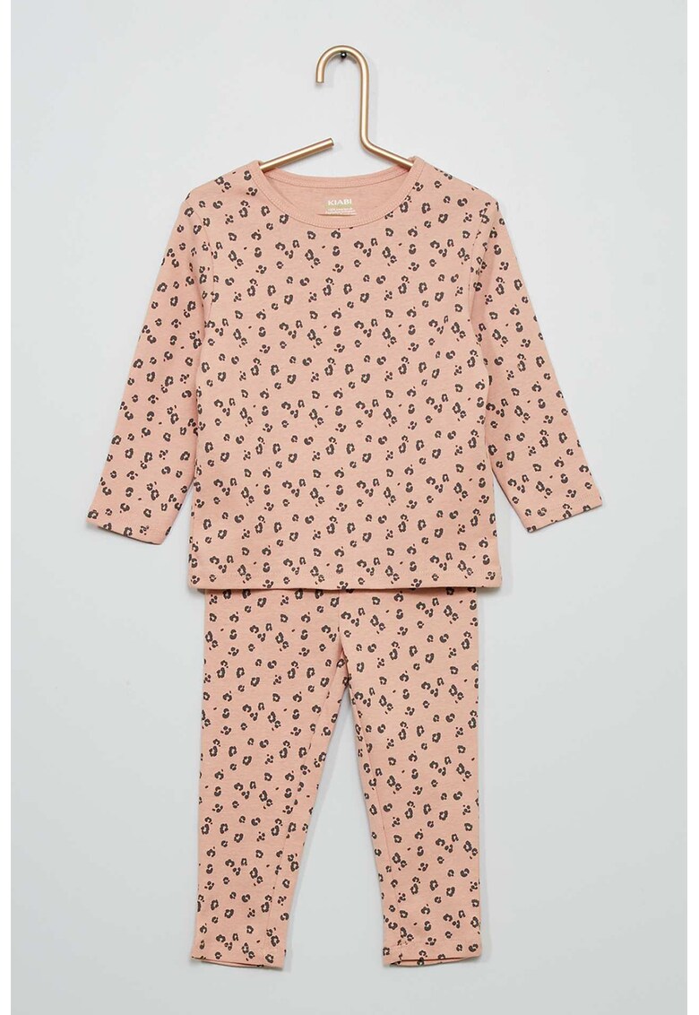 Pijama de bumbac organic cu imprimeu