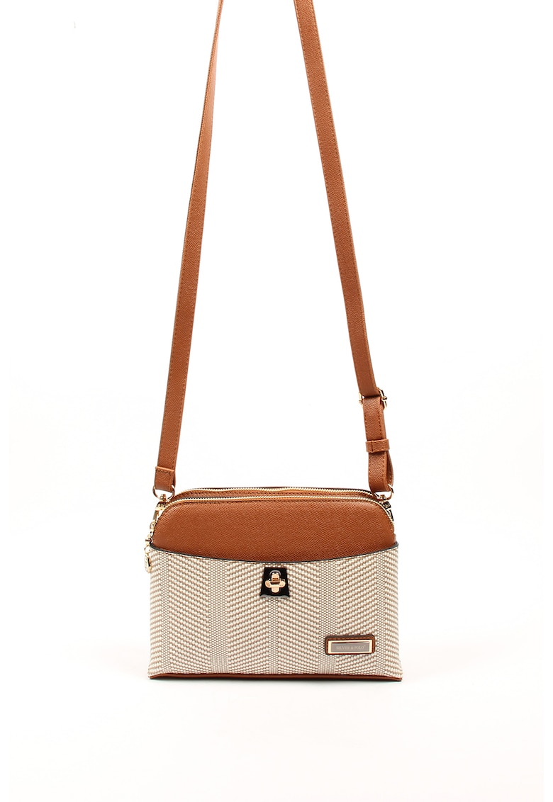 Geanta crossbody cu bareta detasabila