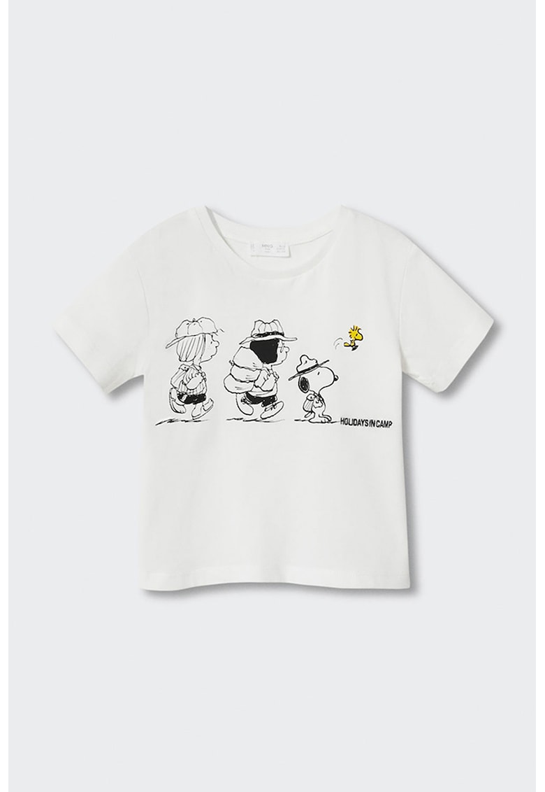 Tricou de bumbac cu imprimeu Snoopy Campus