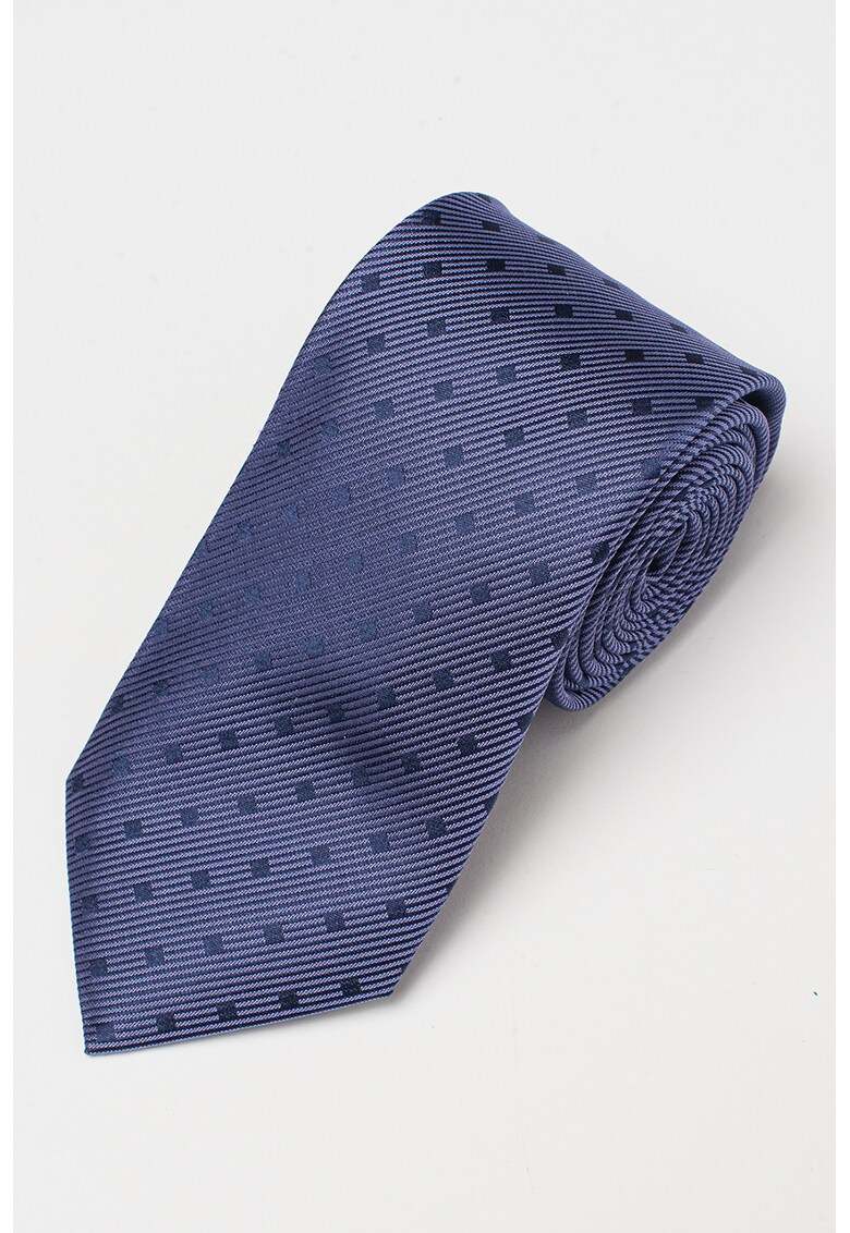 Cravata de matase cu imprimeu geometric HUGO ACCESORII/Papioane