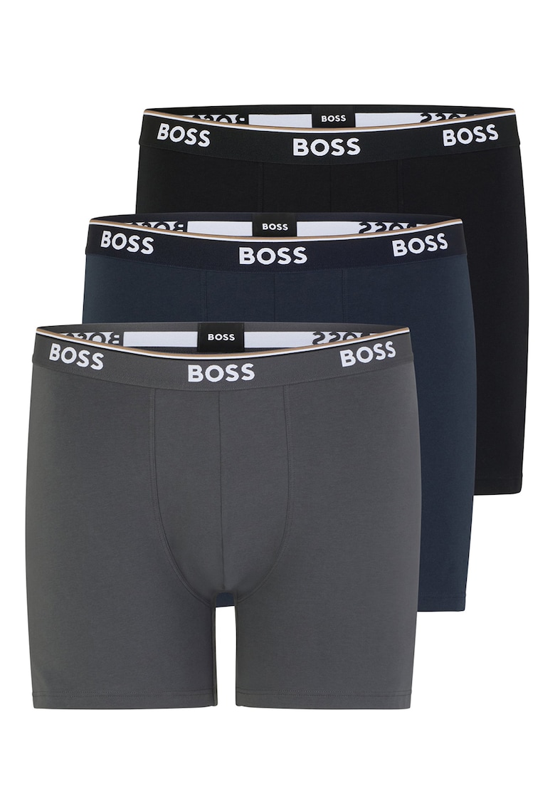 BOSS Боксерки с лого – 3 чифта за Мъже BOSS Боксерки с лого – 3 чифта за Мъже