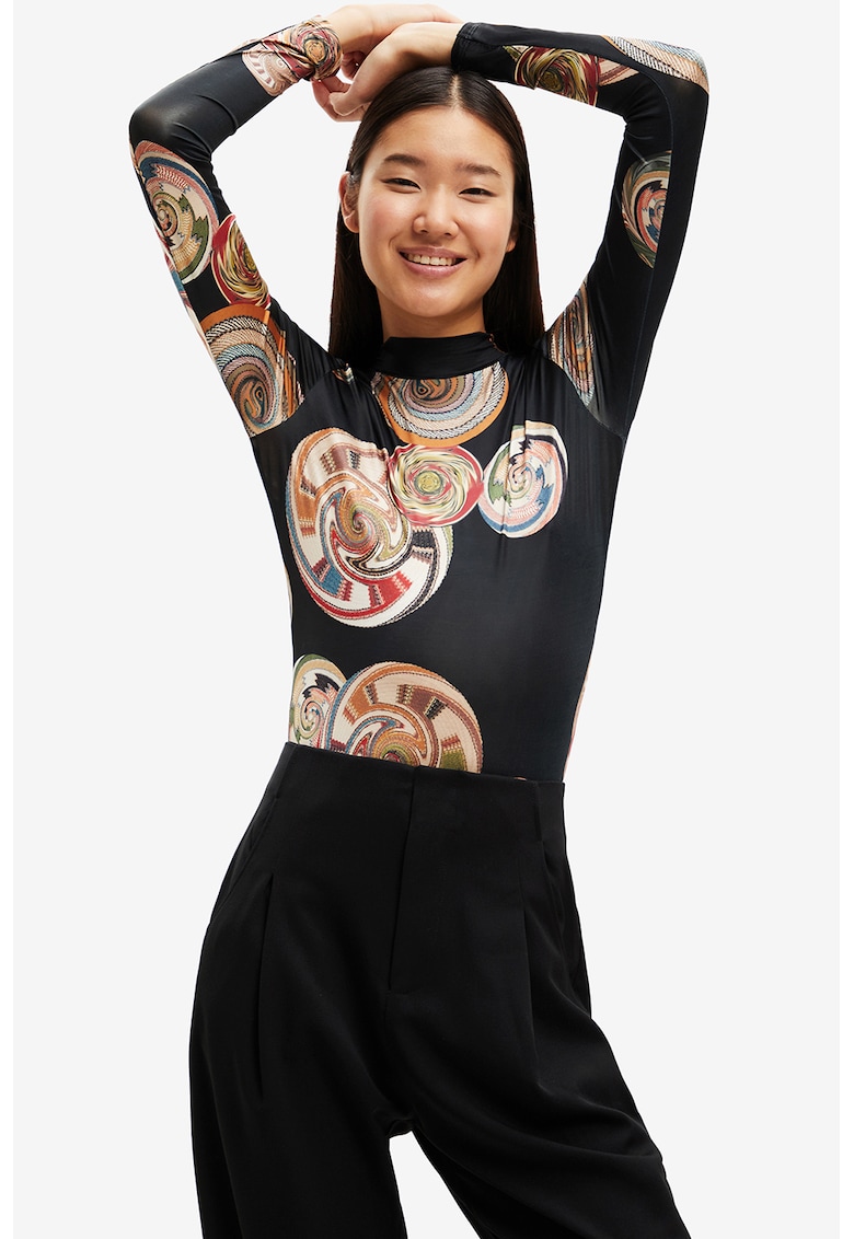 Body cu model grafic - Negru