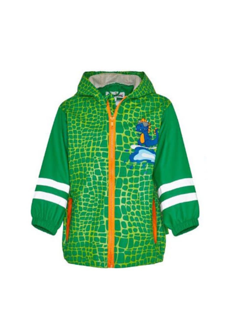 Pelerina de ploaie pentru copii -  Dino - verde