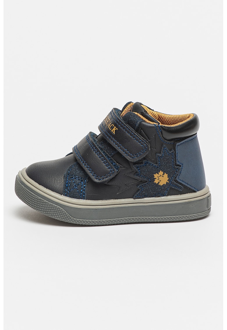 Pantofi sport de piele ecologica cu velcro Moby
