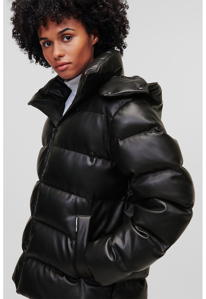 Geaca cu vatelina si gluga