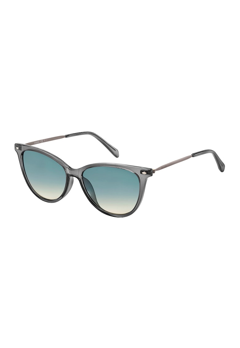 Ochelari de soare cat-eye cu lentile in degrade - Gri
