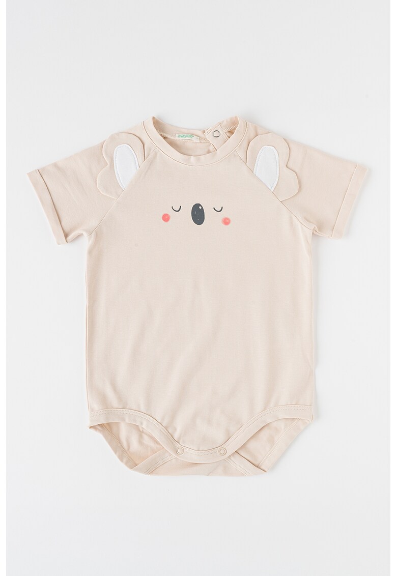 Body cu maneci scurte - Bej