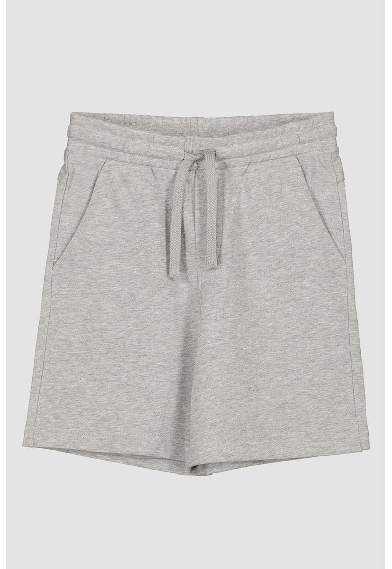 Pantaloni scurti de bumbac cu snur in talie