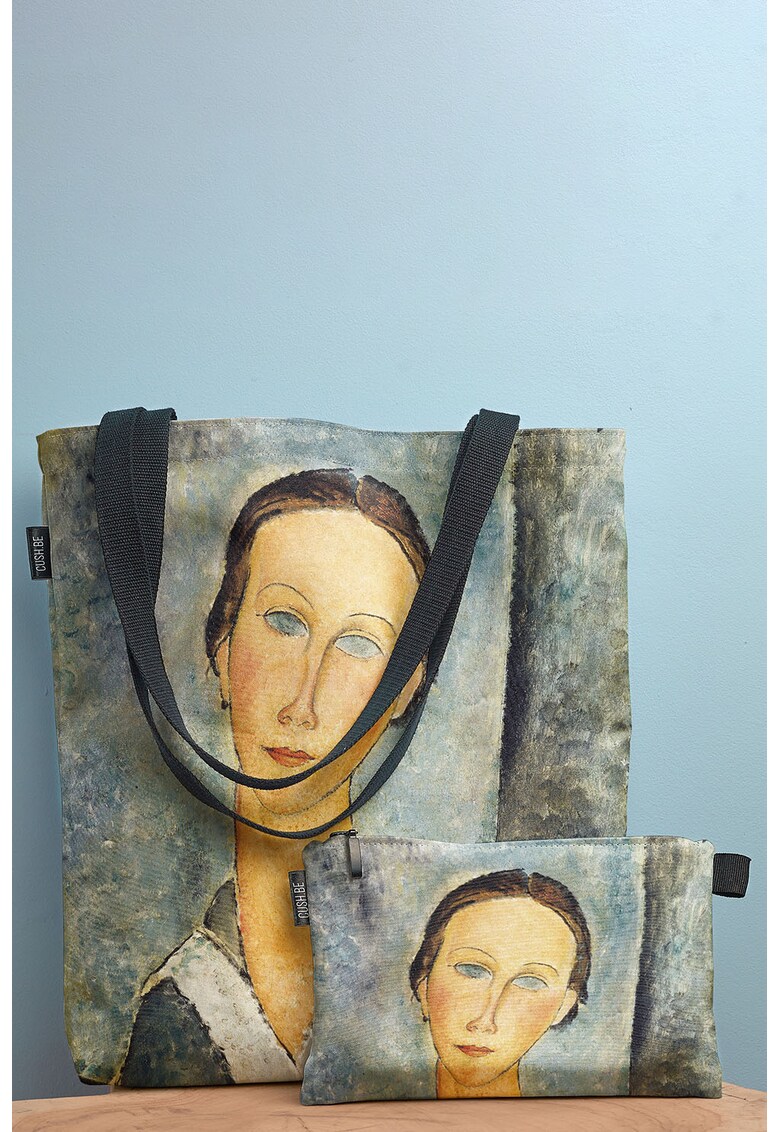 Geanta tote cu imprimeu cu pictura Modigliani
