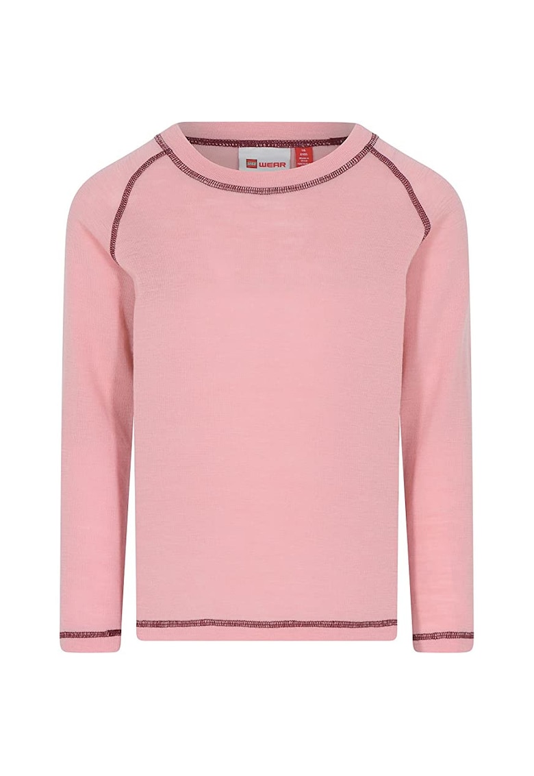 Bluza copii Wear - lana merinos - Lw Ulster 702 - roz
