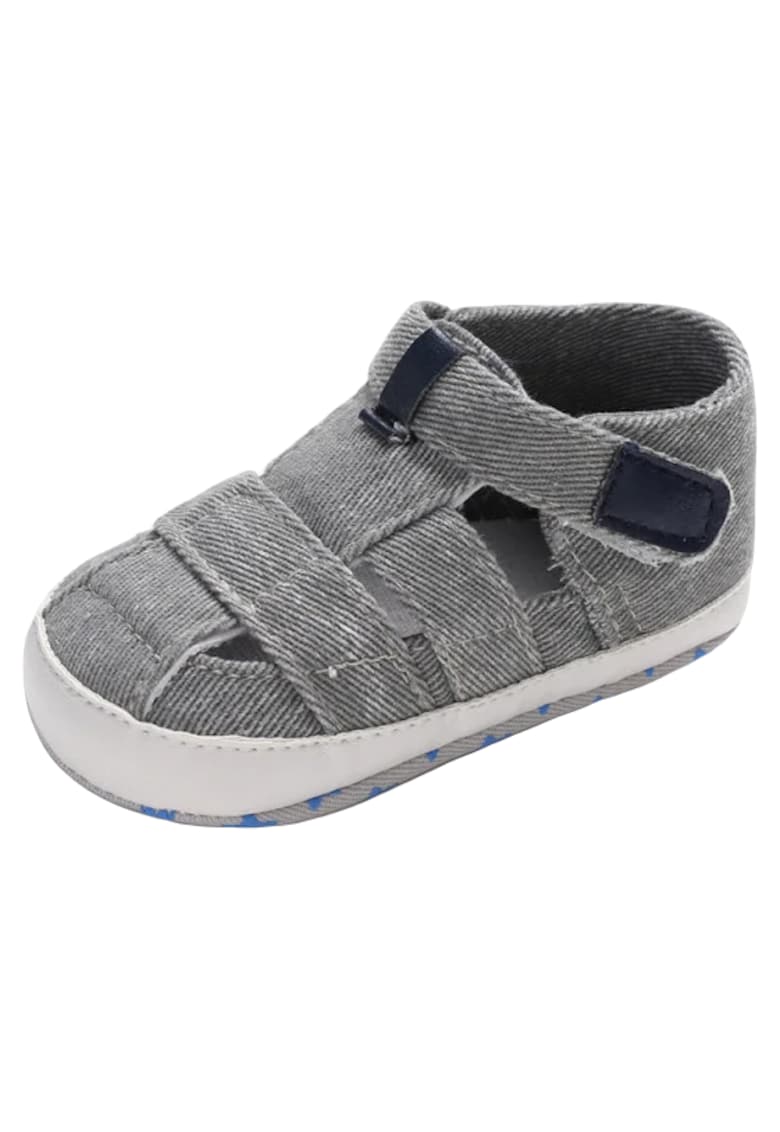 Sandalute Inchise In Fata - Baieti - Textil - Gri