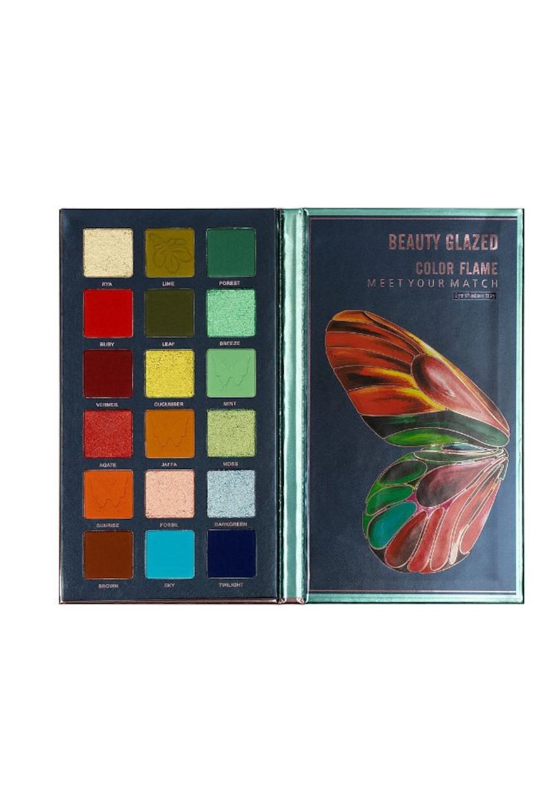 Trusa farduri de ochi - Color Flame - 18 culori Trusa farduri de ochi - Color Flame - 18 culori