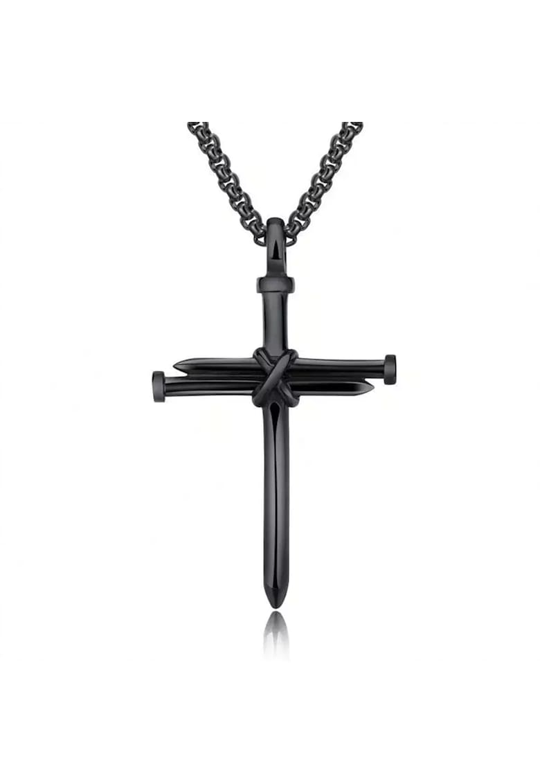 Lant cu pandantiv cruce. model cross - unisex - EFAYN