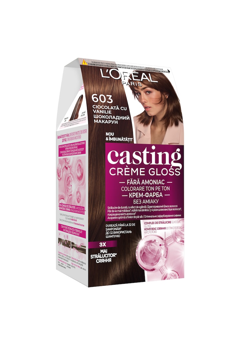 Vopsea de par semi-permanenta fara amoniac - Casting Creme Gloss