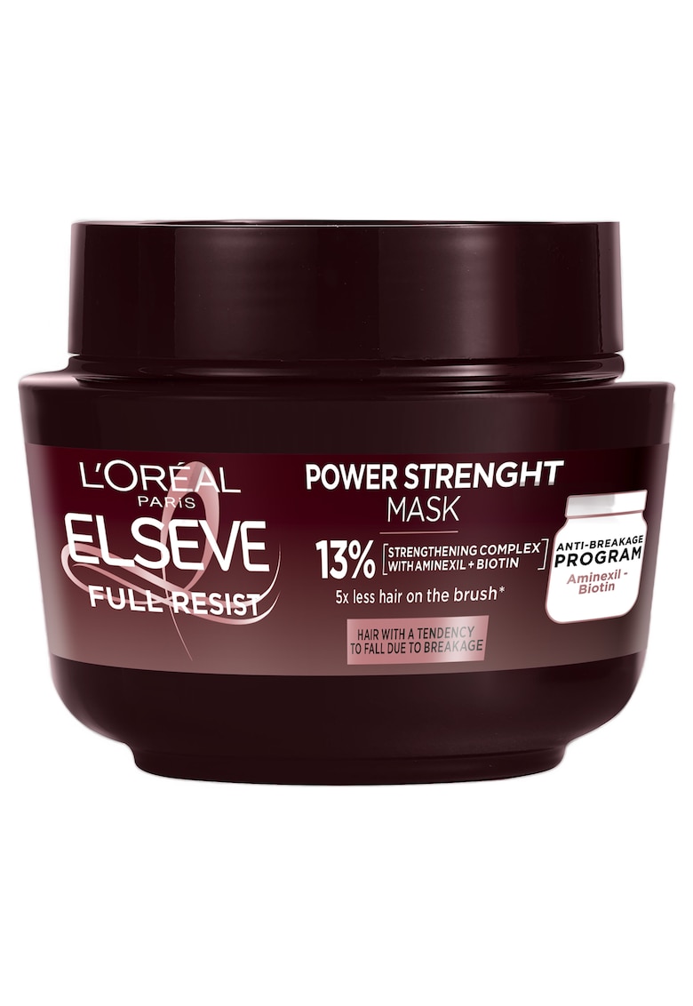 Masca fortifianta de par Elseve Full Resist - pentru par fragil cu tendinta de cadere - 300 ml