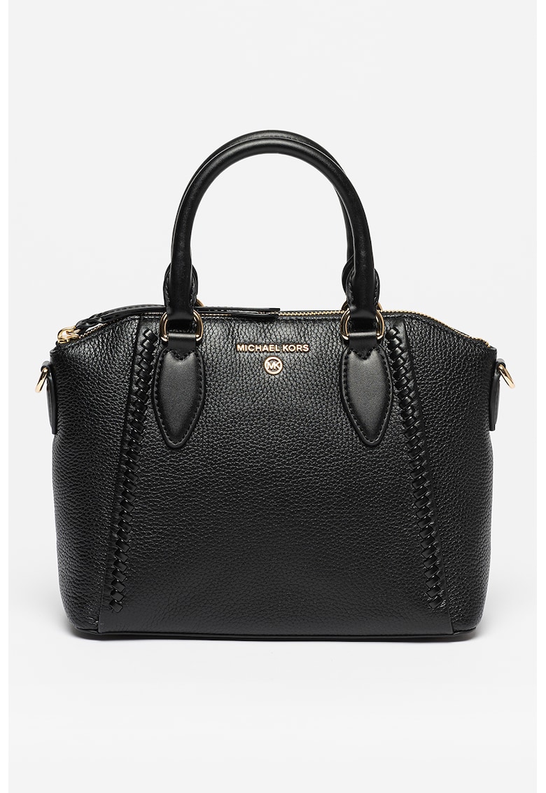 Geanta din piele cu maner si bareta detasabila Sienna