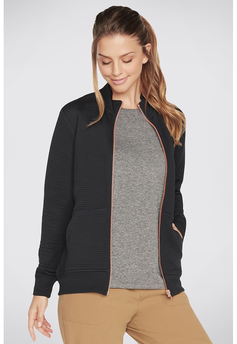 Bluza sport cu fermoar Go Walk - Negru