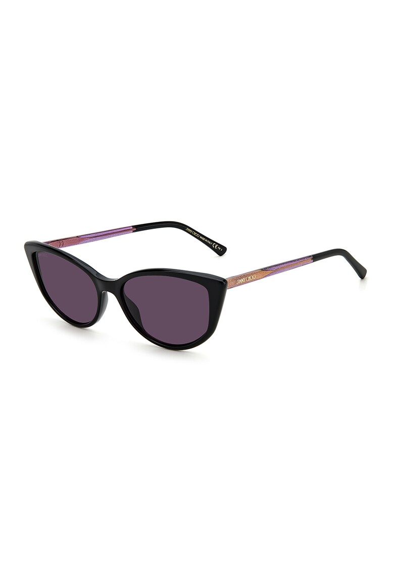 Jimmy Choo Слънчеви очила Nadia Cat-Eye с лого на раменете за Жени Jimmy Choo Слънчеви очила Nadia Cat-Eye с лого на раменете за Жени