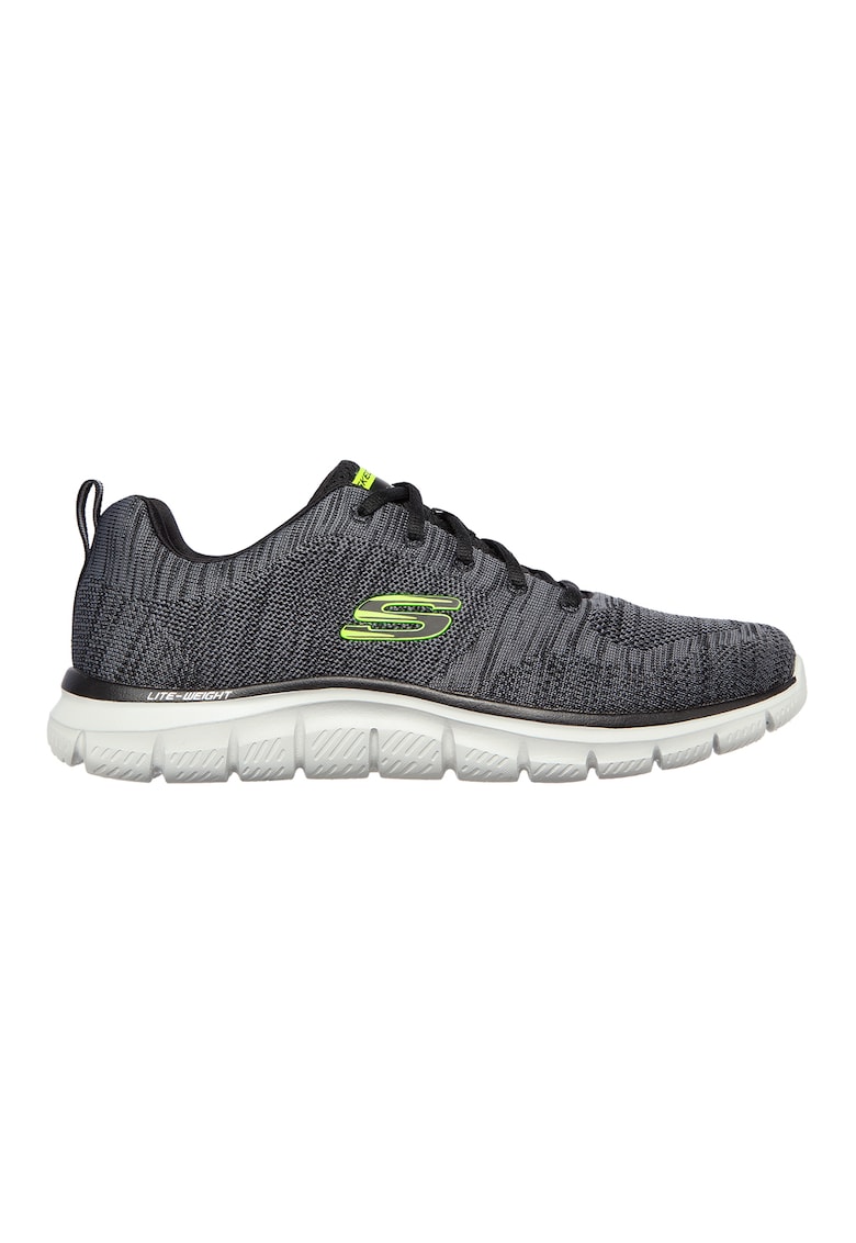 Pantofi sport de plasa tricotata Front Runner - Negru/Gri