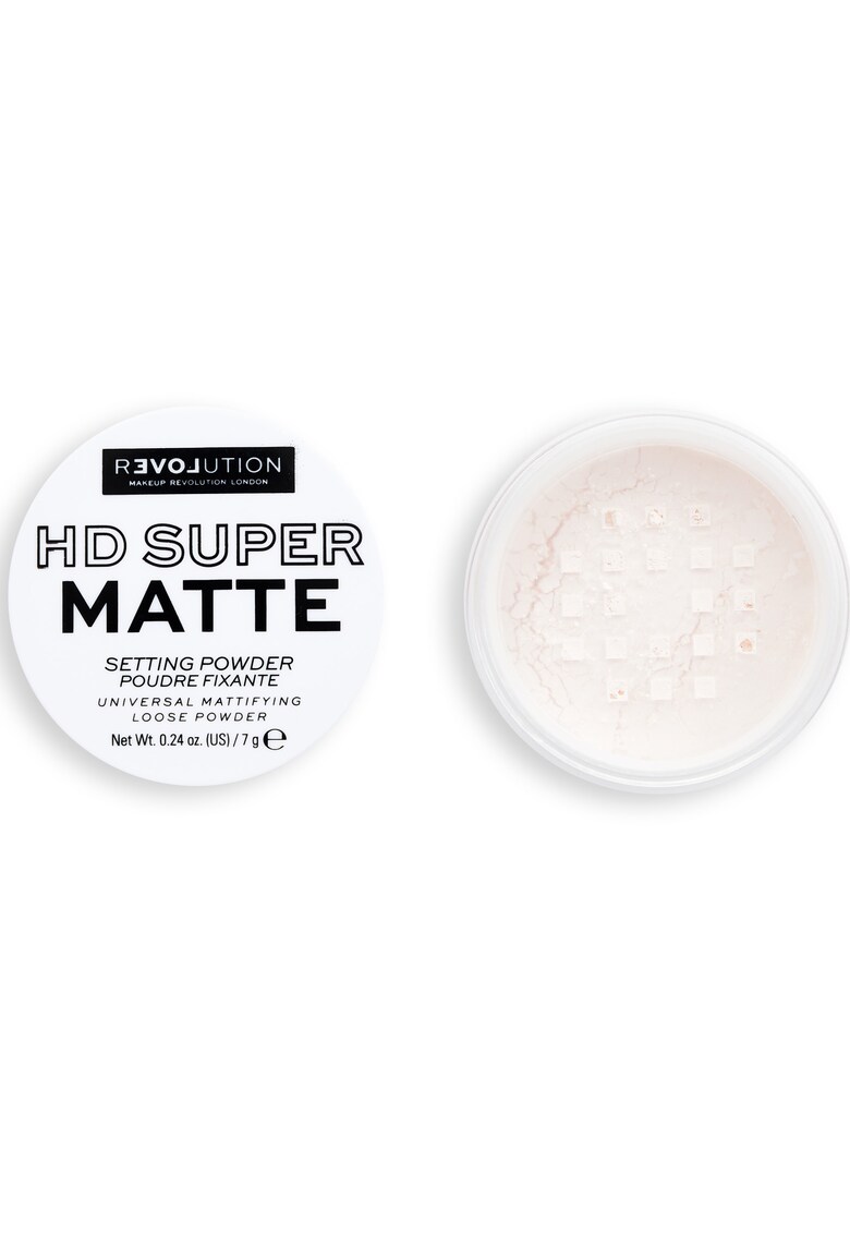 Pudra pentru fixarea machiajului Revolution Relove HD Super Matte - 7 g