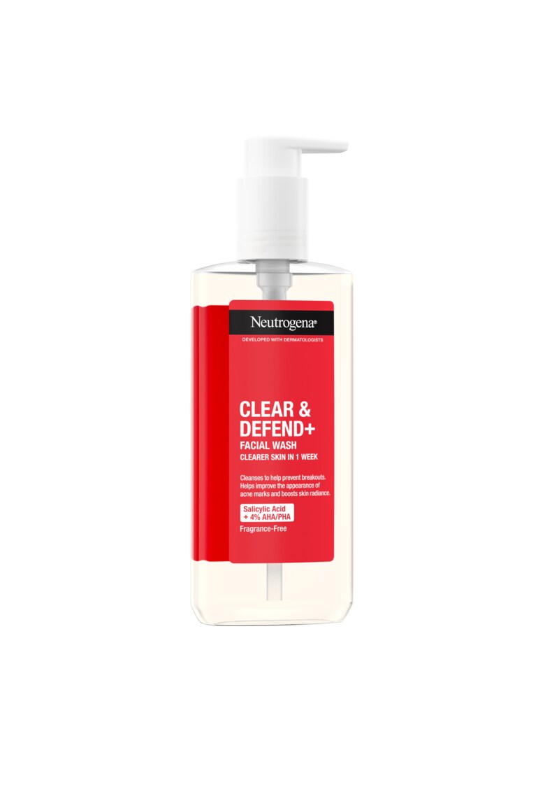 Gel de curatare faciala Clear & Defend - pentru prevenirea acneei