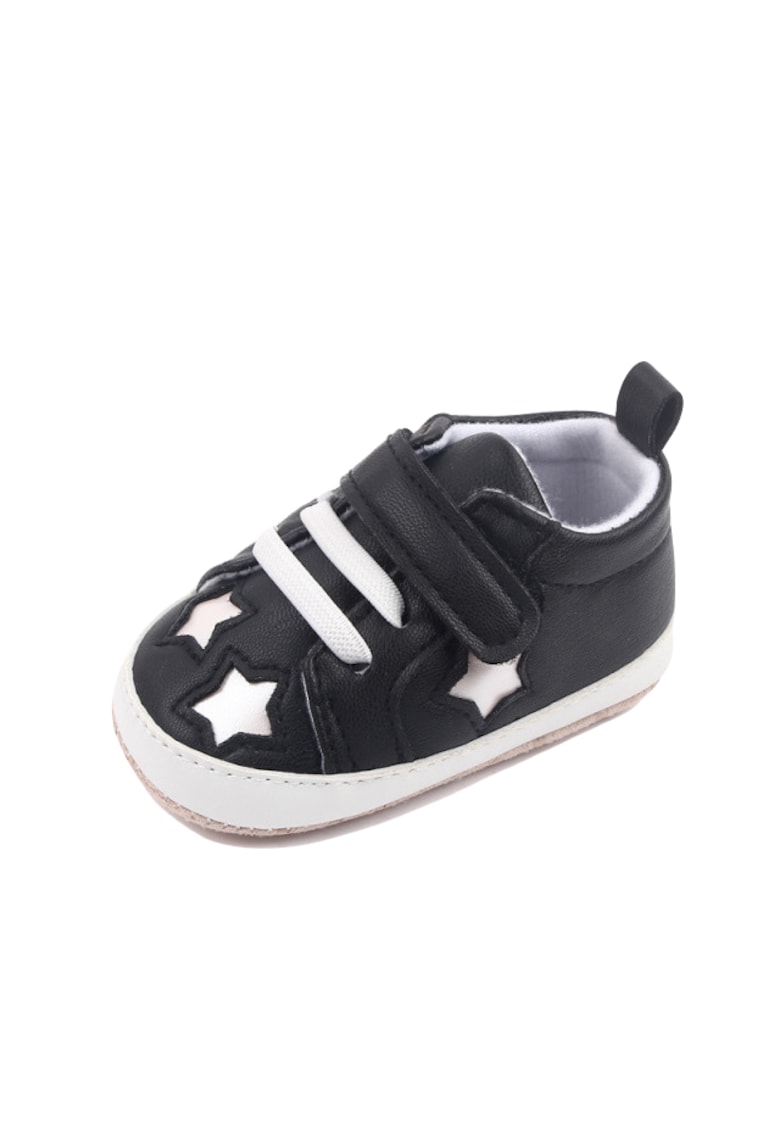 Tenisi Cu Stelute Sidefate - Fete - Negru