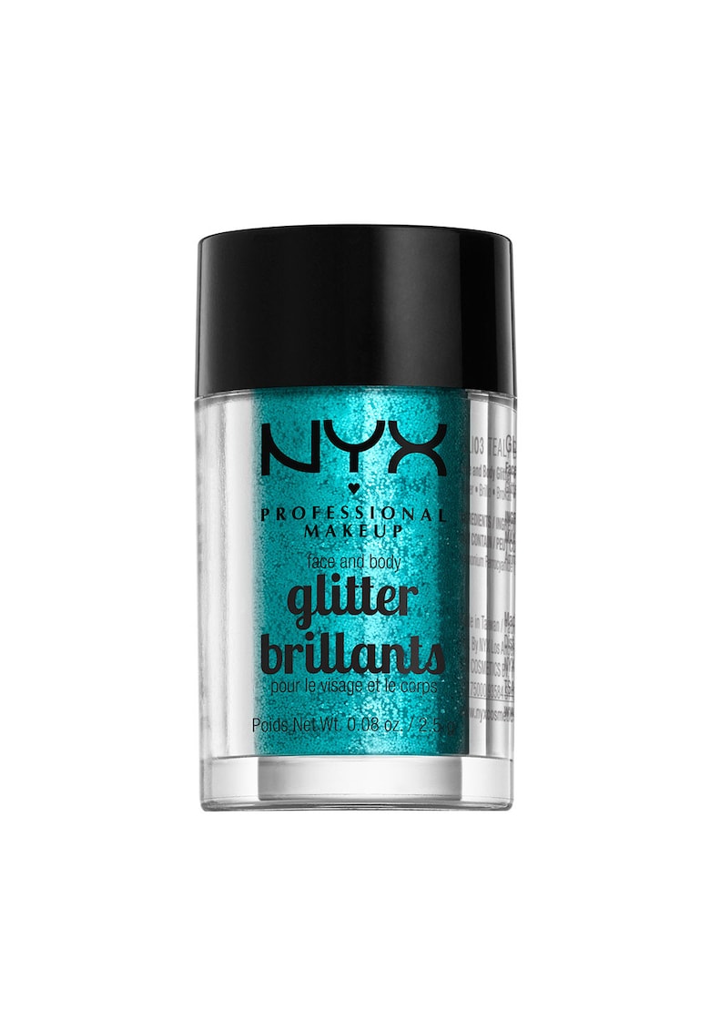 Sclipici pentru fata si corp  Professional Face & Body Glitter Teal - 2.5 g