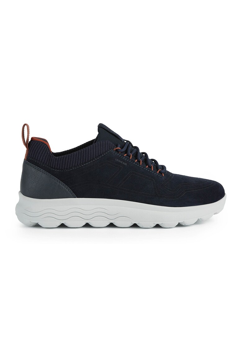 Pantofi sport cu garnituri de piele intoarsa
