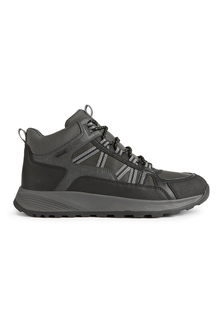 Pantofi sport mid-high impermeabili cu benzi contrastante