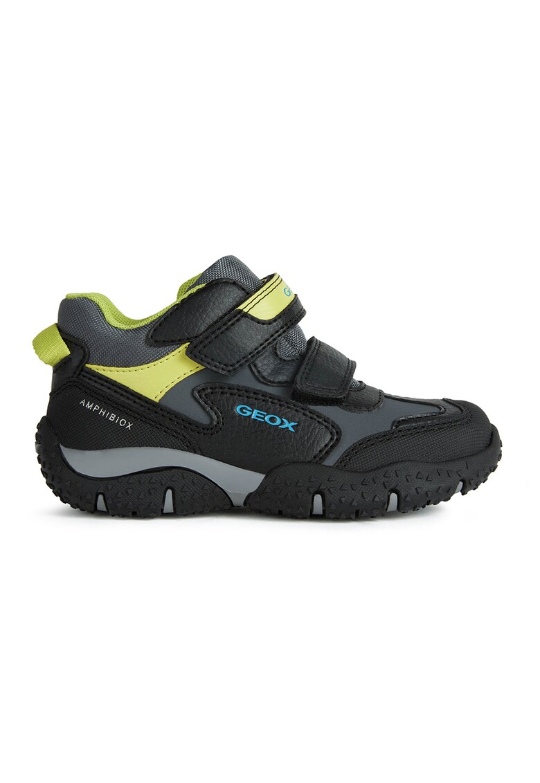 Pantofi sport de piele ecologica si material textil cu velcro Baltic