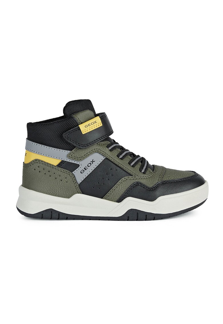 Pantofi sport high-cut cu aspect colorblock