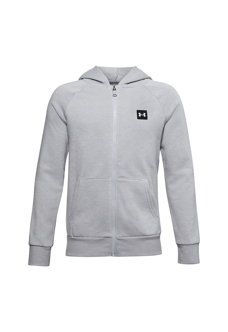 Hanorac cu fermoar si maneci raglan pentru fitness Rival