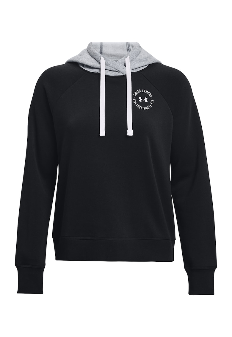 Hanorac din fleece cu model colorblock - pentru antrenament Rival - Negru/Gri